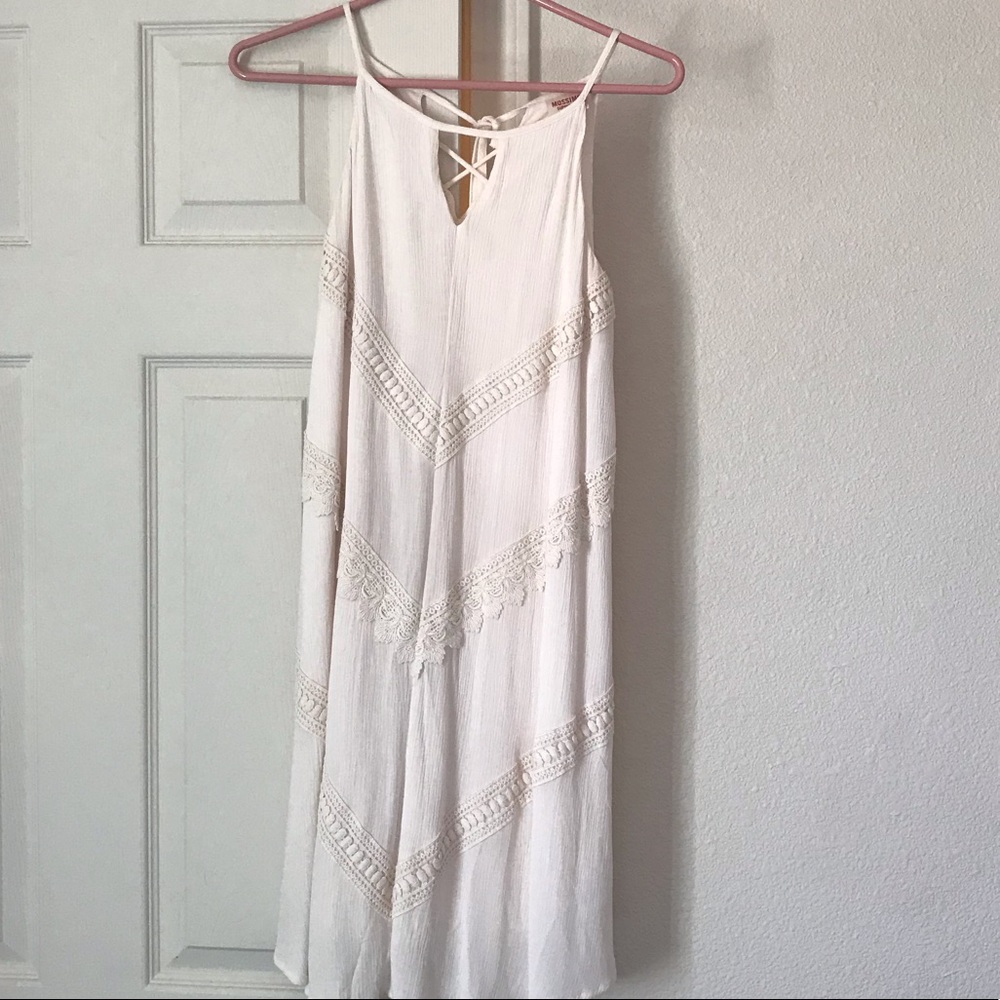 White dress with detail. From target